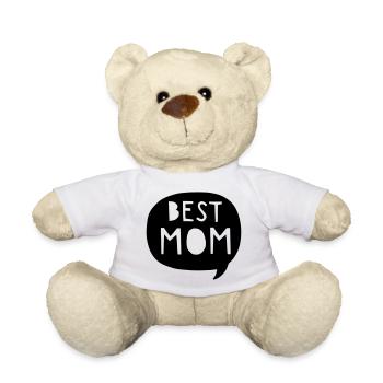La meilleure maman - La meilleure maman - Maman - Maman - la fête des mères - Nounours - blanc - Devant