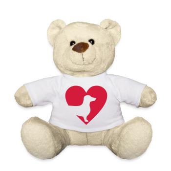Dackel - Teddy - Weiß - Vorne