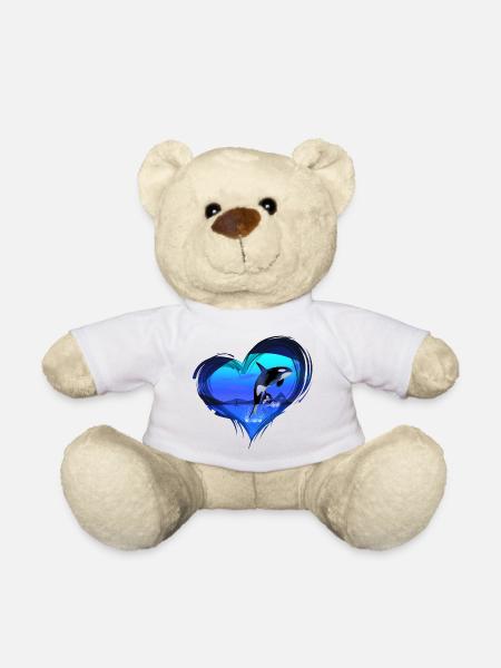 Orca - Teddy Bear - white