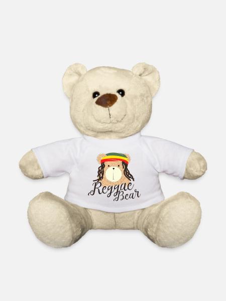 Ours de reggae - Nounours - blanc