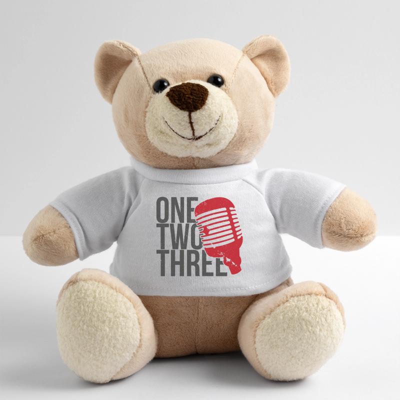 One Two Three Microphone (farbig) Teddy
