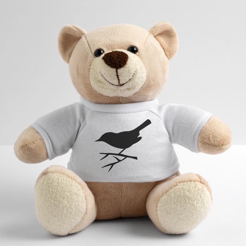 bird sitting on the branch Teddy Bear