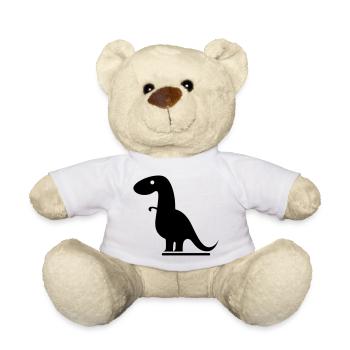 dinosaur - Teddy Bear - white - Front