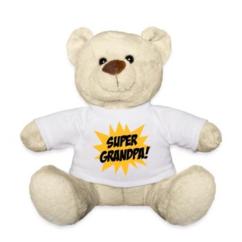 Super Grandpa ! - Nounours - blanc - Devant