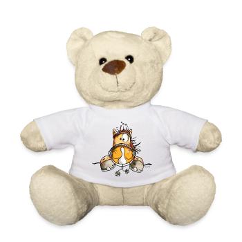 Neugieriges Pferd - Teddy - Weiß - Vorne