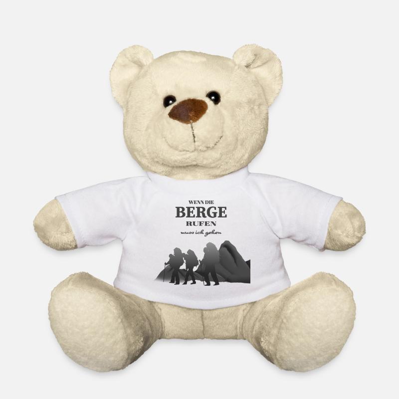 Bergsteigen - Teddy - Weiß