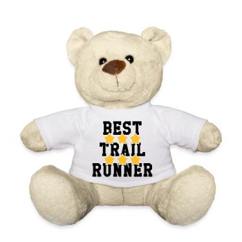 Course à Pied / Running / Jogging / Coureur - Nounours - blanc - Devant