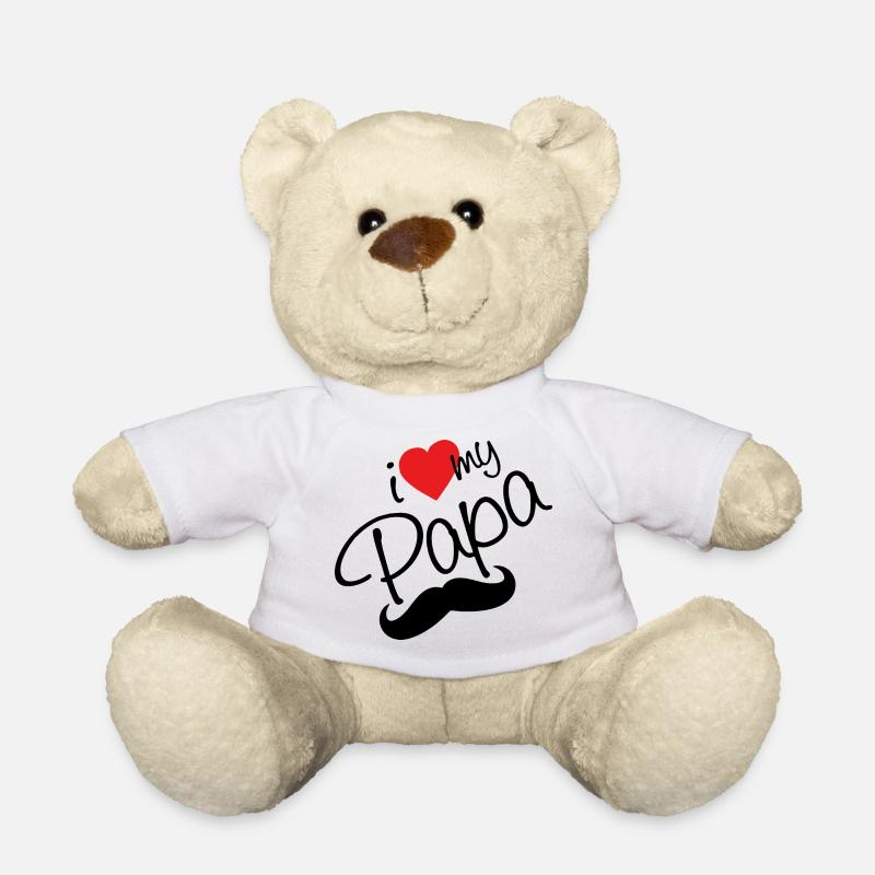 I Love my Papa - Teddy - Weiß