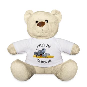 J'peux pas j'ai moiss-bat - Nounours - blanc - Devant