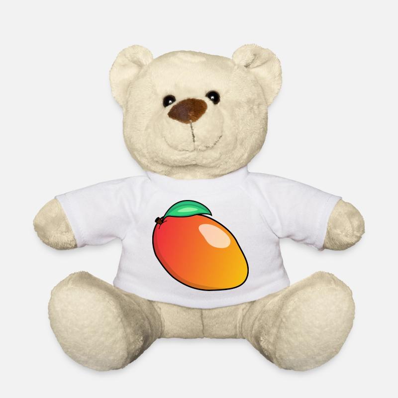 Fruits crew | Fruit Team | mango - Teddy Bear - white