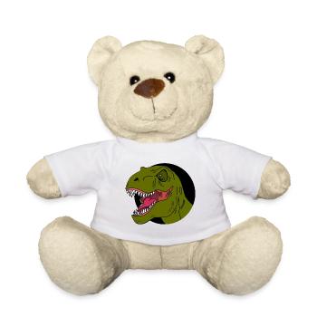 Tyrannosaurus Rex Dinosaurier - Teddy - Weiß - Vorne