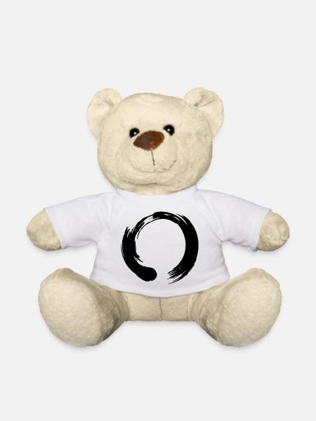 Enso zen Kreis - Teddy - Weiß