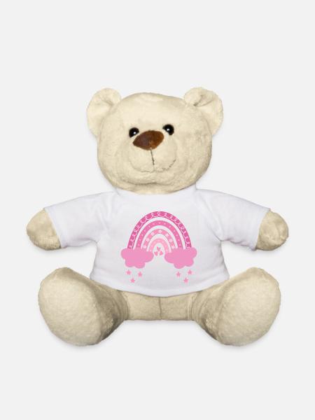 Boho Regenbogen - Teddy - Weiß