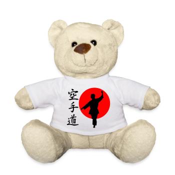 Karate Gangaku mit Schriftzug - Teddy - Weiß - Vorne