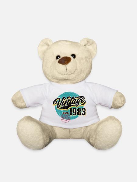 Insigne du Cercle vintage de 1983 - Nounours - blanc