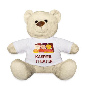 Kasperltheater lustig - Teddy - Weiß - Vorne