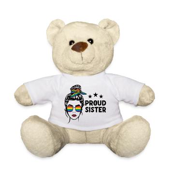 Sœur LGBT Fière - Nounours - blanc - Devant