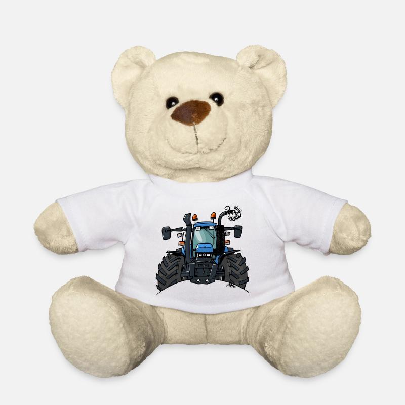 0448 BlueTractor TS115 - Nounours - blanc