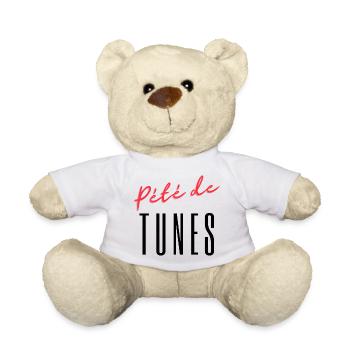 pété de tunes - Nounours - blanc - Devant