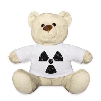 Radioactivity - Teddy Bear - white - Front