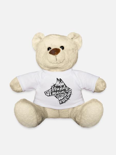 Hund Spruch Bester Freund Hundeliebe - Teddy - Weiß