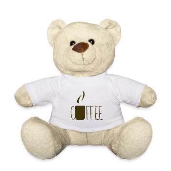 Coffee - Teddy Bear - white - Front