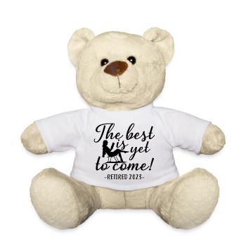 Cadeau de retraite à la retraite 2023 pour hommes et femmes drôle - Nounours - blanc - Devant