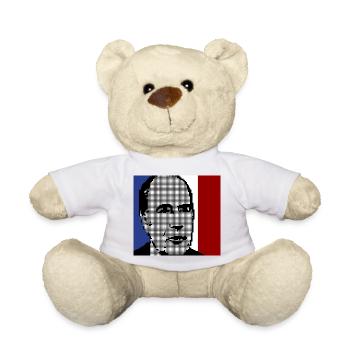 Mitterrand 1981 - Nounours - blanc - Devant