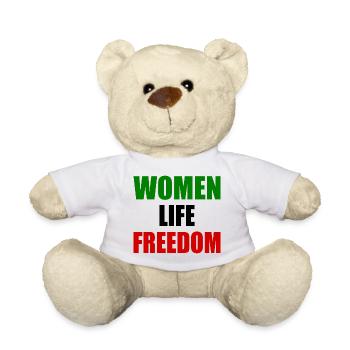 Women life freedom - Teddy Bear - white - Front