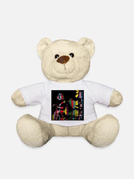 Hummingbird - Teddy Bear - white