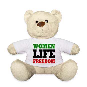 Women life freedom iran - Nounours - blanc - Devant
