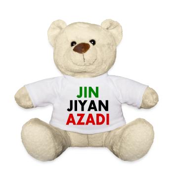 jin jiyan azadi - Nounours - blanc - Devant