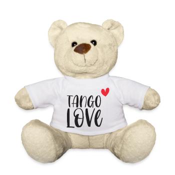 Tango Love! Dancer dance dance couple gift - Teddy Bear - white - Front