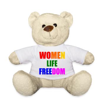 Women life freedom - Nounours - blanc - Devant