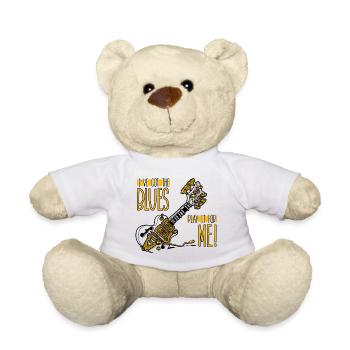 Gitarre spiel es für mich - Teddy - Weiß - Vorne