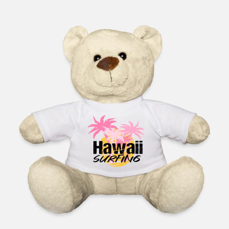 Hawaii surfing - Teddy - Weiß