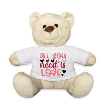 All You Need Is Love - Teddy - Weiß - Vorne