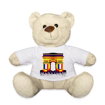 Fierté Nationale - Nounours - blanc - Devant