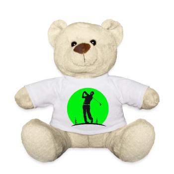 Golf, Golf, Vintage Golf - Teddy - Weiß - Vorne