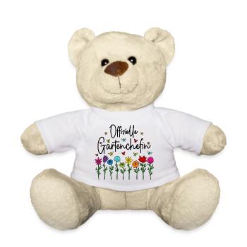 Garten Chefin Gartenarbeit Offizielle Gartenchefin - Teddy - Weiß - Vorne