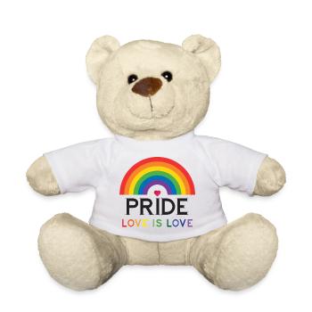 Stolz - Liebe ist Liebe. - Teddy - Weiß - Vorne