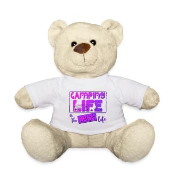Camping Leben ist das beste Leben - Teddy - Weiß - Vorne