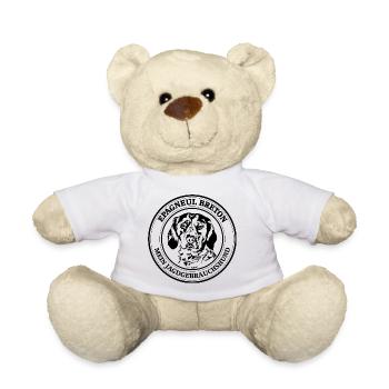 Epagneul Breton Jagdgebrauchshund Jagdhund Hunde - Teddy - Weiß - Vorne