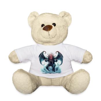 Cthulhu Cosmic Horror Fantasy Motif - Teddy Bear - white - Front
