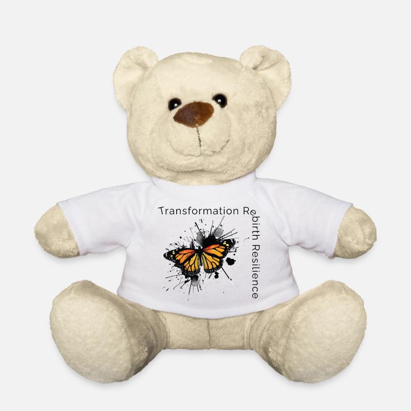 Butterfly - Résilience à la renaissance de la transformation - Nounours - blanc