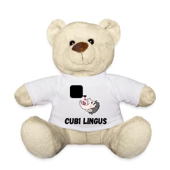 cubi lingus - Nounours - blanc - Devant