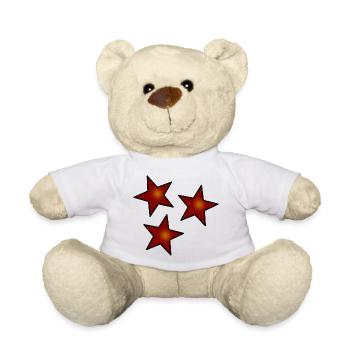 CHRISTMAS. YEAR. ANNIVERSARY. RETIREMENT. FATHER's DAY - Teddy Bear - white - Front