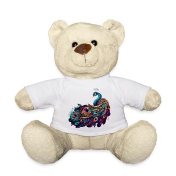 Pfau - Teddy - Weiß - Vorne