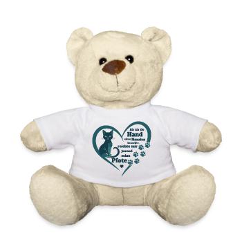 Katzen und Menschen - Teddy - Weiß - Vorne