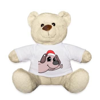 Hund Weihnachten Hunde - Teddy - Weiß - Vorne